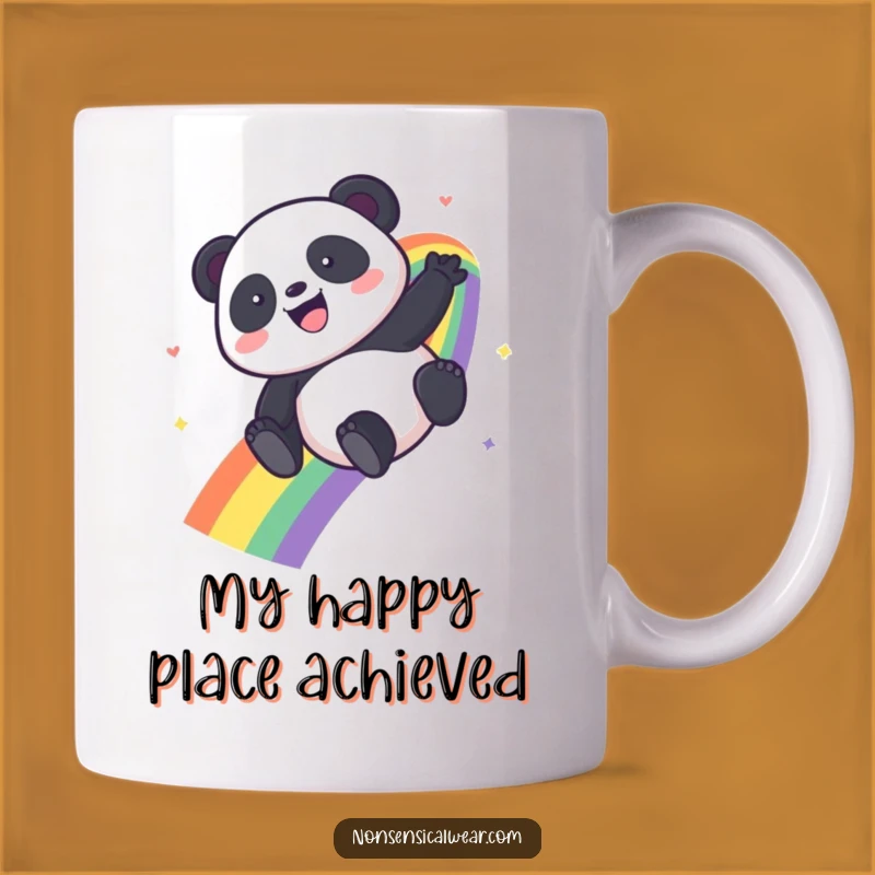 Funny Kawaii Panda Rainbow Slide Mug - The Ultimate Funny Gift for Panda Lovers