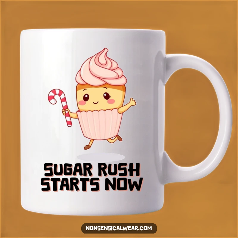Kawaii Cupcake Funny Jumping Rope Mug - Perfect Sweet Treat Gift