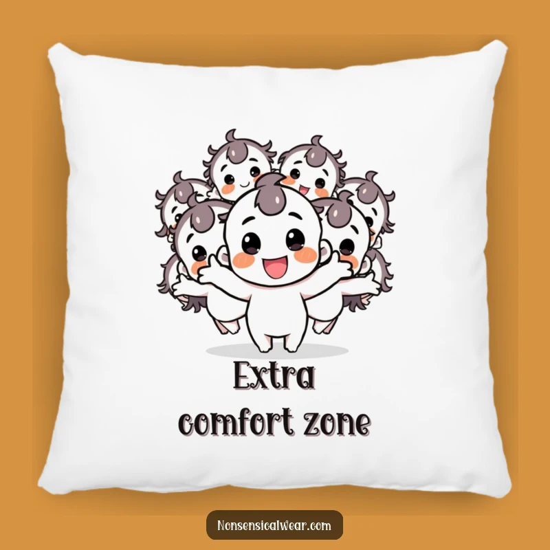 Funny Happy Character Pillow: Cozy Comfort with This Hilarious Multiplier Design