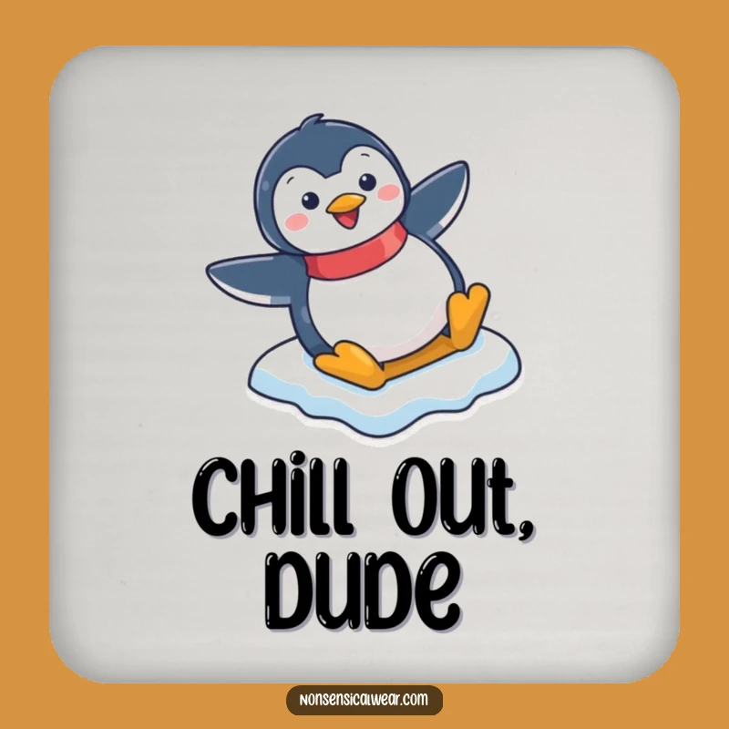 Funny Penguin Coasters: Protect Surfaces with Hilarious Arctic Charm
