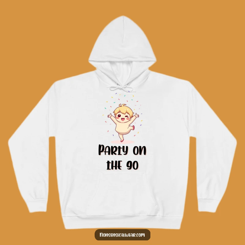 Cozy Funny Kawaii Celebration Hoodie: Warm Up with Joyful Style!