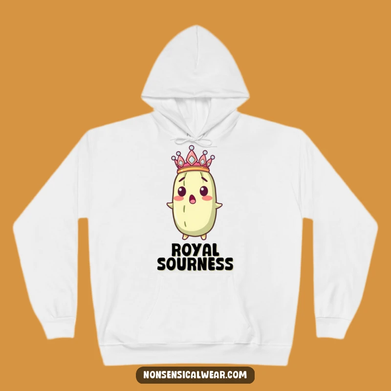 Cozy Funny Surprised Pickle King Hoodie: Warmth with a Royal Touch