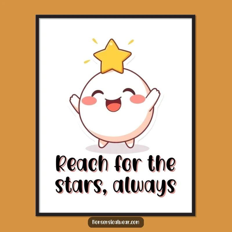 Free Printable Star Bouncer Wall Art: Funny Downloadable Decor for a Cosmic Vibe