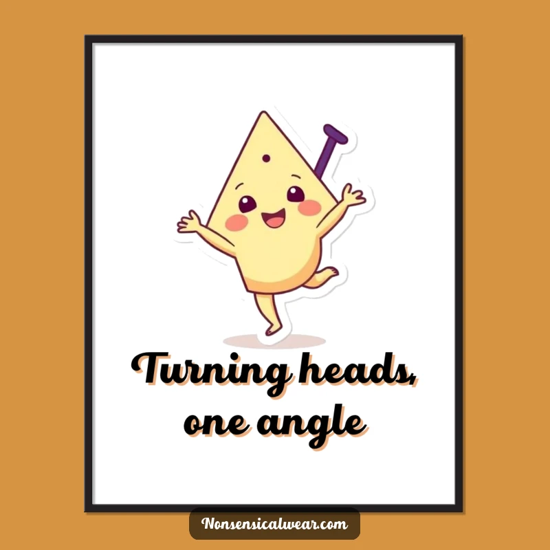 Free Printable Triangle Wall Art: Energetic & Funny Downloadable Art for Dynamic Spaces