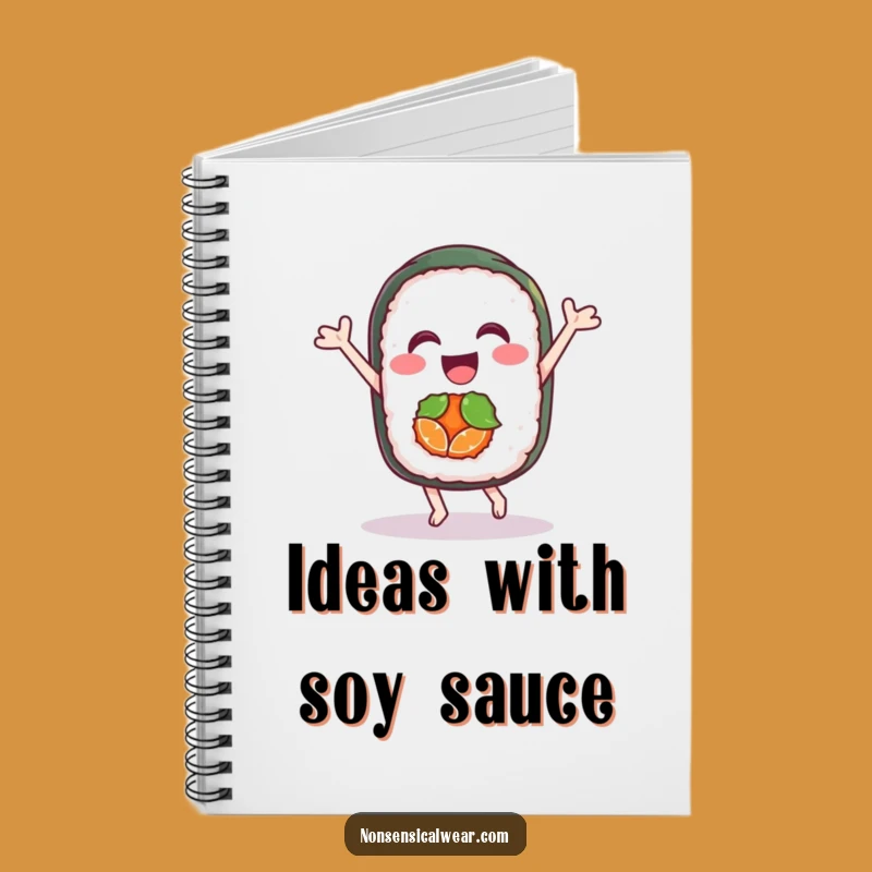 Funny Sushi Dance Notebook: Joyful Journaling, Ideal Funny Gift for Foodies