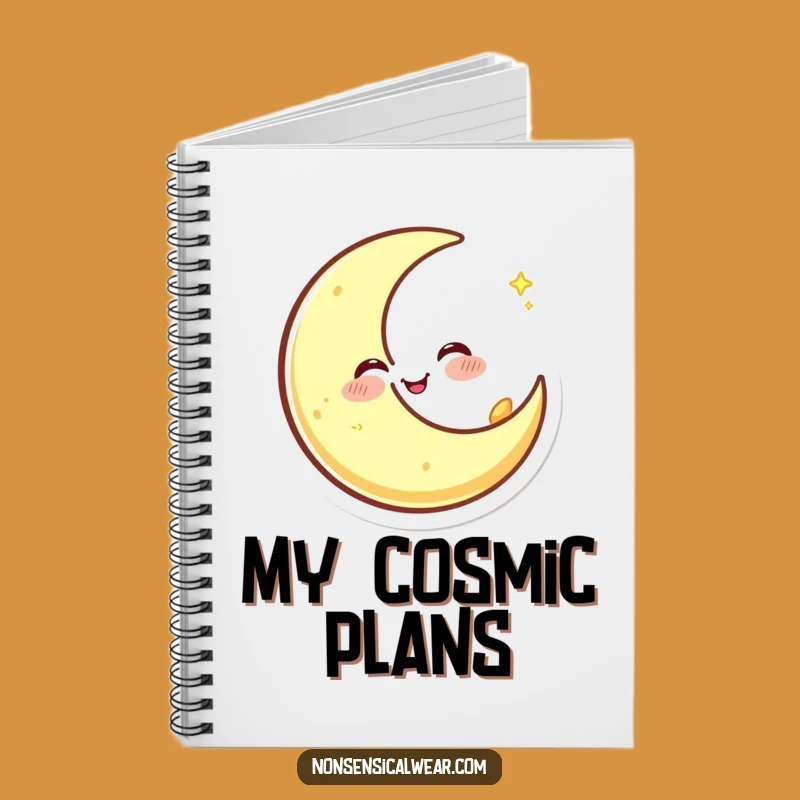 Funny Winking Moon Notebook: Jot Down Secrets with This Hilarious Journal
