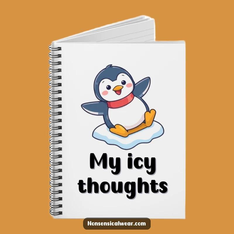 Funny Penguin Notebook: Jot Down Ideas with Hilarious Arctic Flair