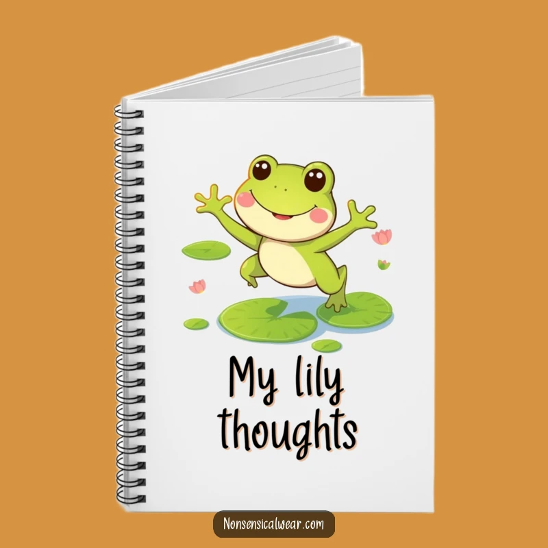 Funny Frog Notebook: Jot Down Ideas with Playful Pond Flair
