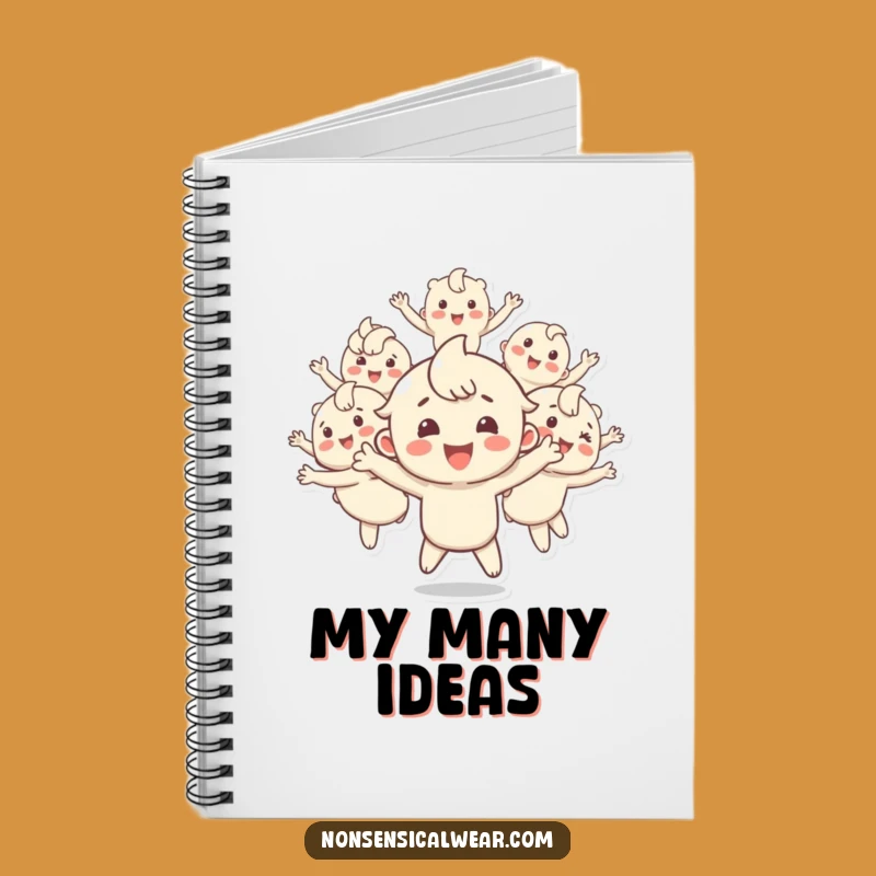 Funny Bouncing Copies Notebook - Happy Character's Journal - Creative Gift